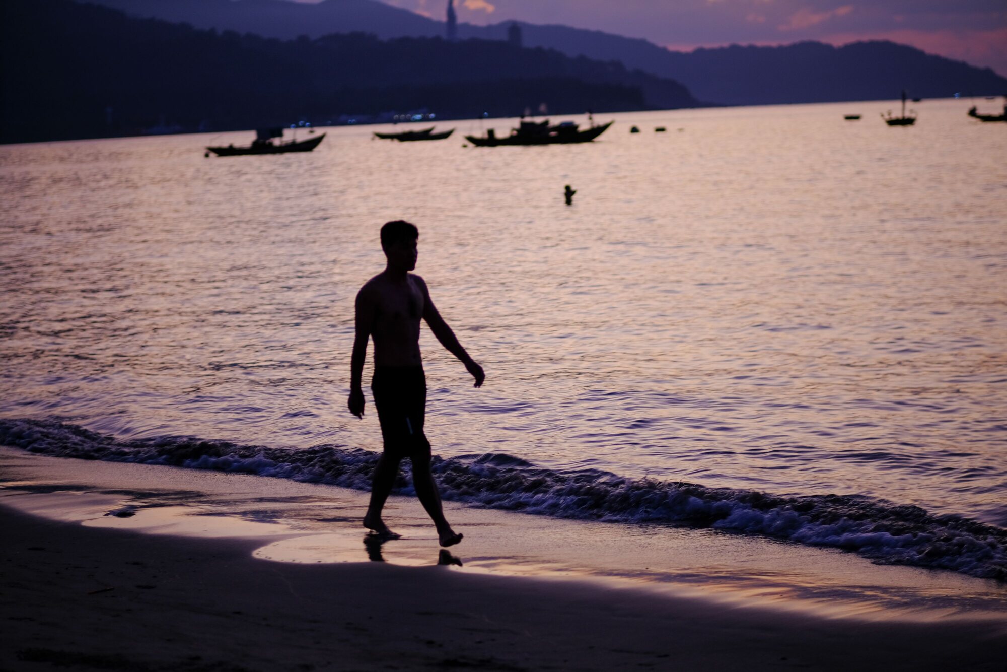 Sunrise at My Khe Beach in Da Nang